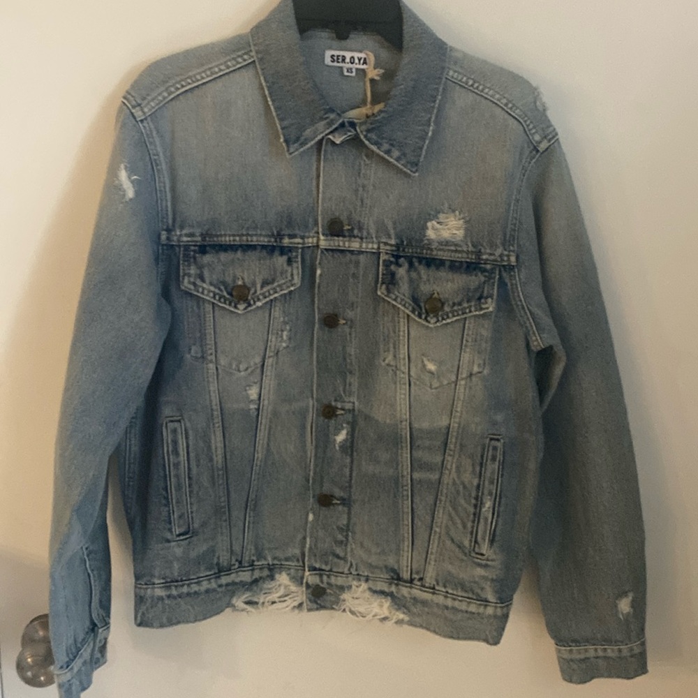 SER.OYA Oversized Unisex Jeans Jackets XS Retail $384